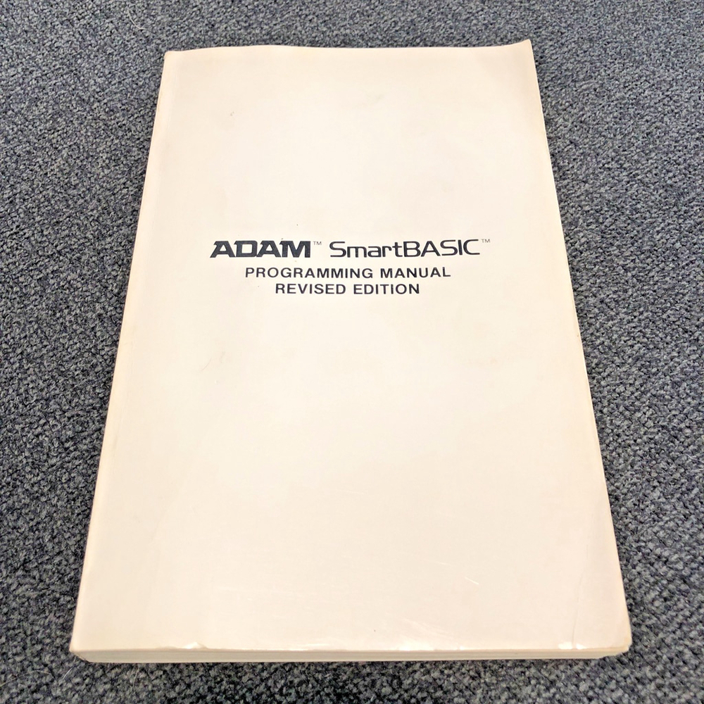 Coleco ADAM SmartBASIC Programming Manual REVISED EDITION 1984 Computer US